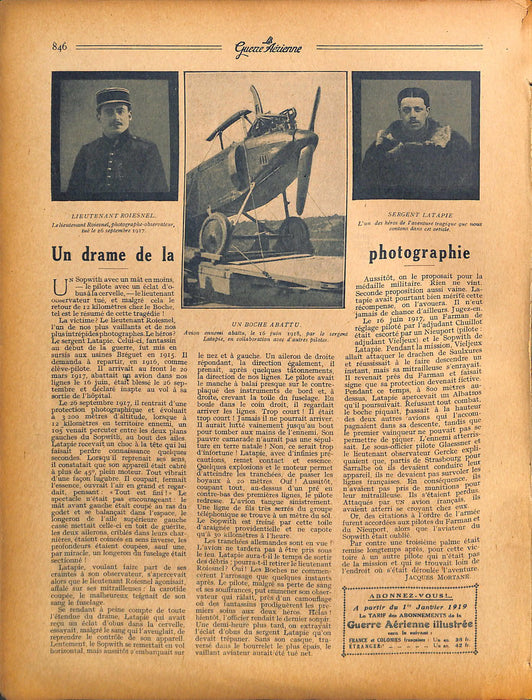 La Guerre Aérienne Illustrée - 1918 11 Novembre