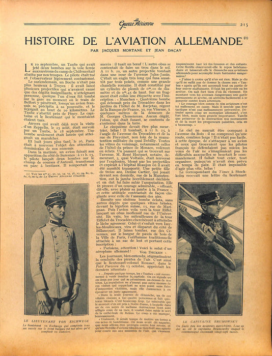 La Guerre Aérienne Illustrée - 1918 02 Février