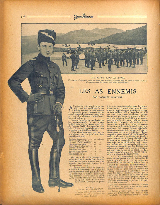 La Guerre Aérienne Illustrée - 1918 06 Juin