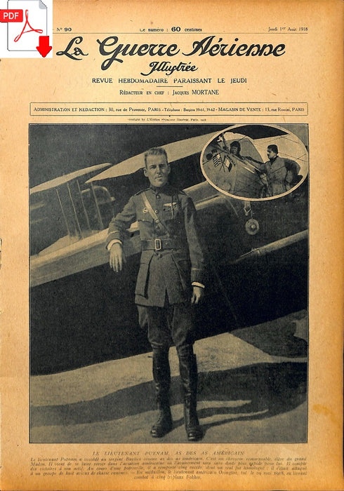 La Guerre Aérienne Illustrée - 1918 08 Août