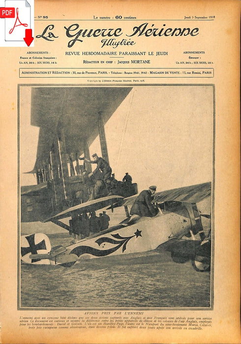 La Guerre Aérienne Illustrée - 1918 09 Septembre