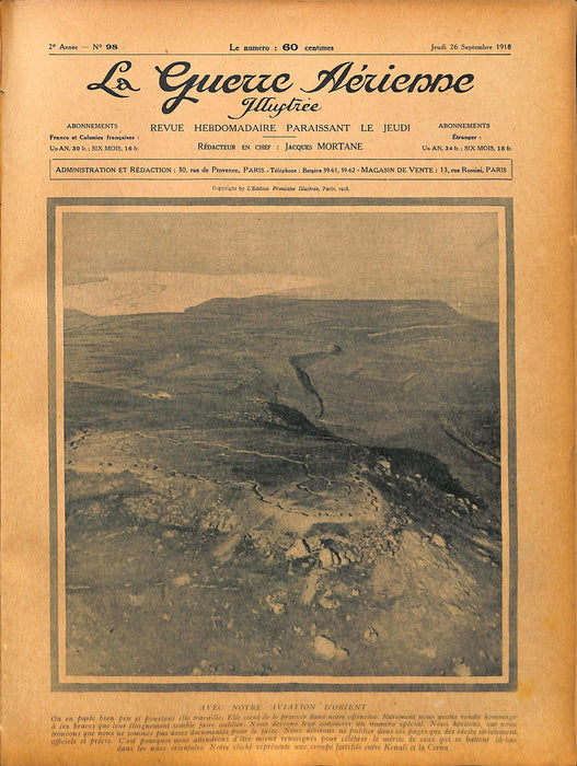 La Guerre Aérienne Illustrée - 1918 09 Septembre