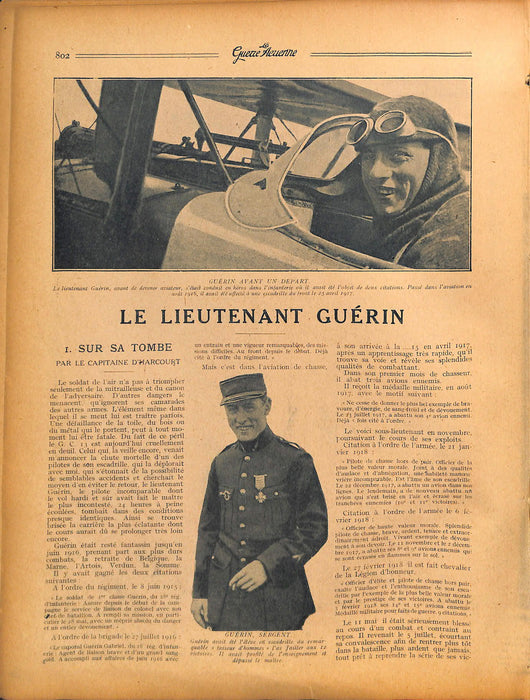 La Guerre Aérienne Illustrée - 1918 10 Octobre