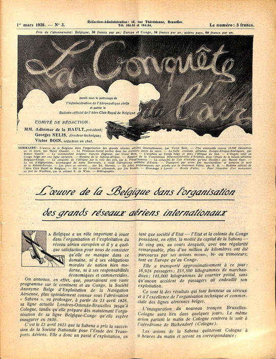 La Conquête de l'Air 1928 03