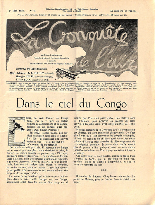 La Conquête de l'Air 1928 06