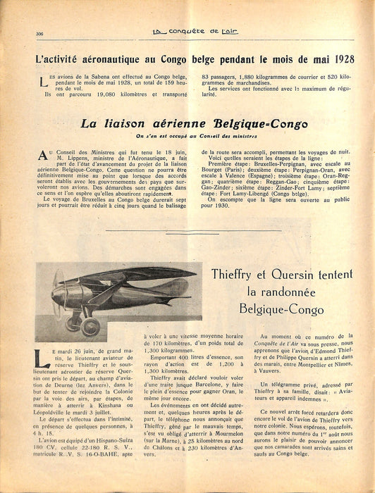 La Conquête de l'Air 1928 07