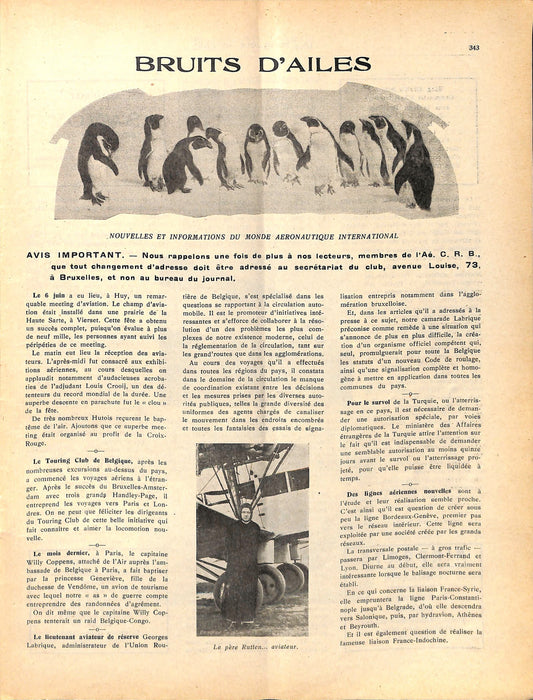 La Conquête de l'Air 1928 07