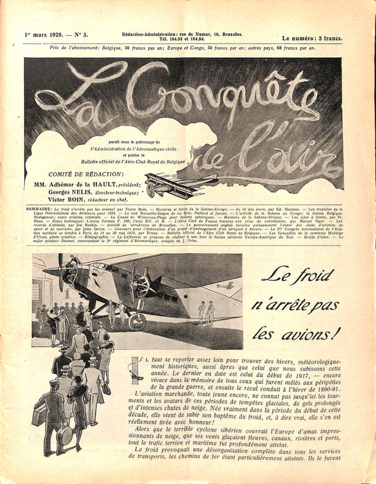 La Conquête de l'Air 1929 03
