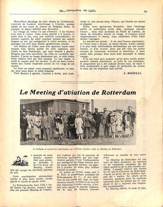 La Conquête de l'Air 1929 08