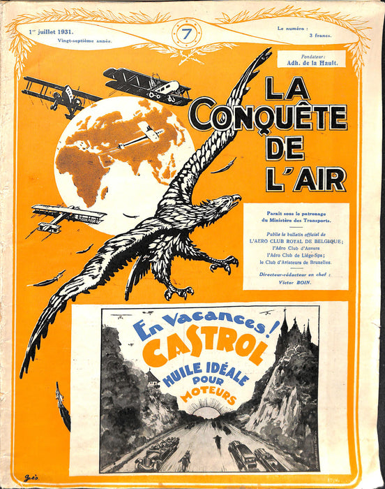 La Conquête de l'Air 1931 07