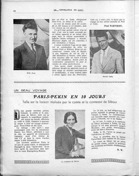 La Conquête de l'Air 1931 07