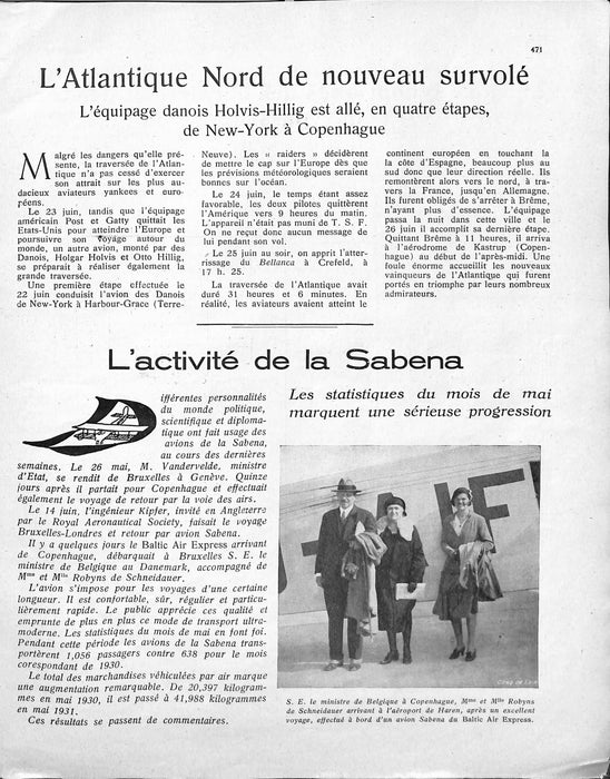 La Conquête de l'Air 1931 07
