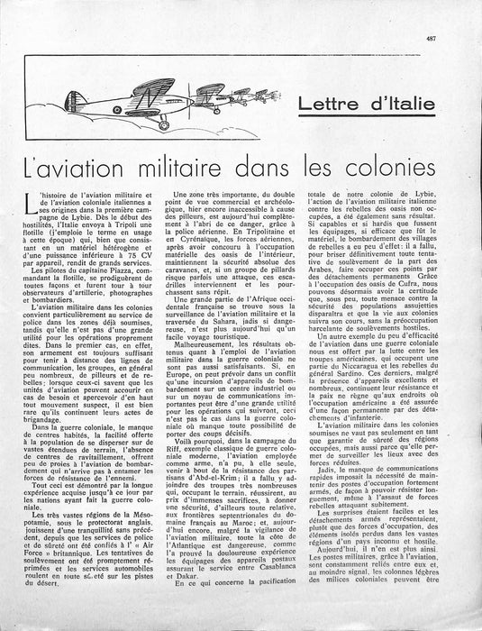 La Conquête de l'Air 1931 07