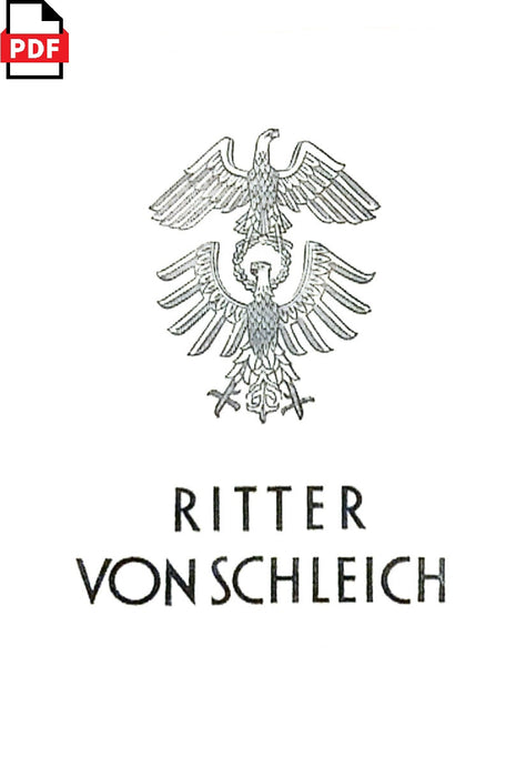 Ritter von Schleich (Fried Lange - 1941 - ebook)