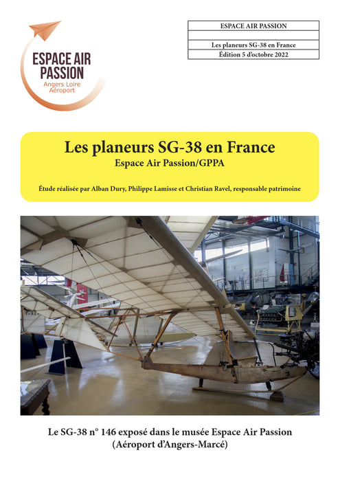 Espace Air Passion Angers - Les planeurs SG-38 français