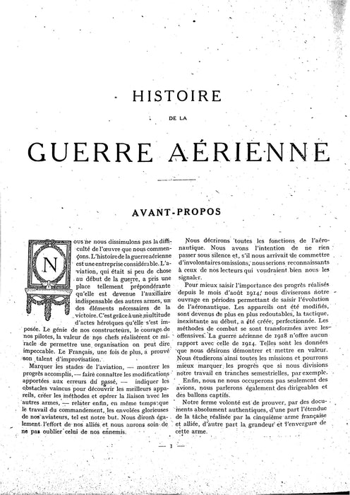Mortane, Jacques - Histoire Illustrée de la Guerre Aérienne II 1920 (édition numérique)