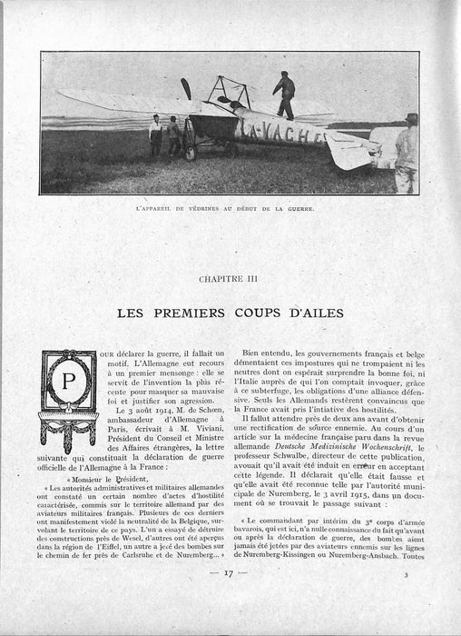 Mortane, Jacques - Histoire Illustrée de la Guerre Aérienne I 1920  (édition numérique)
