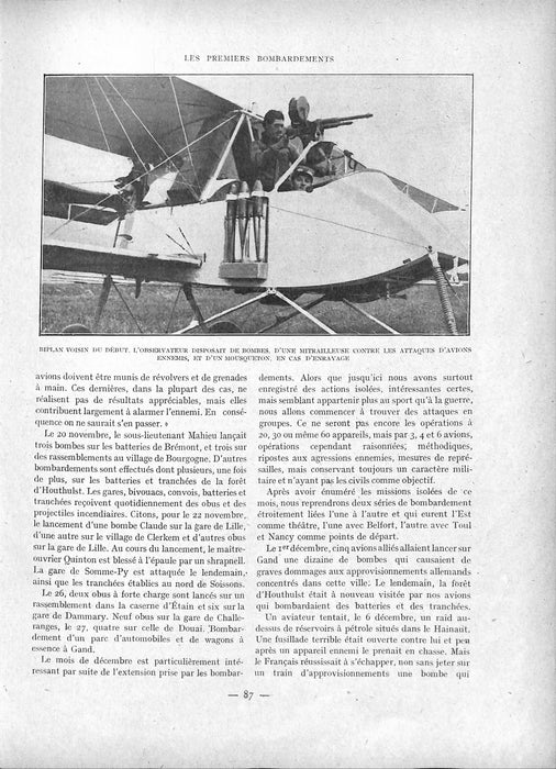 Mortane, Jacques - Histoire Illustrée de la Guerre Aérienne I 1920  (édition numérique)