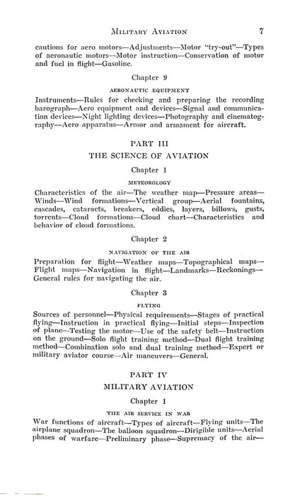 Müller H L - Manual of Military Aviation (1917) (édition originale)