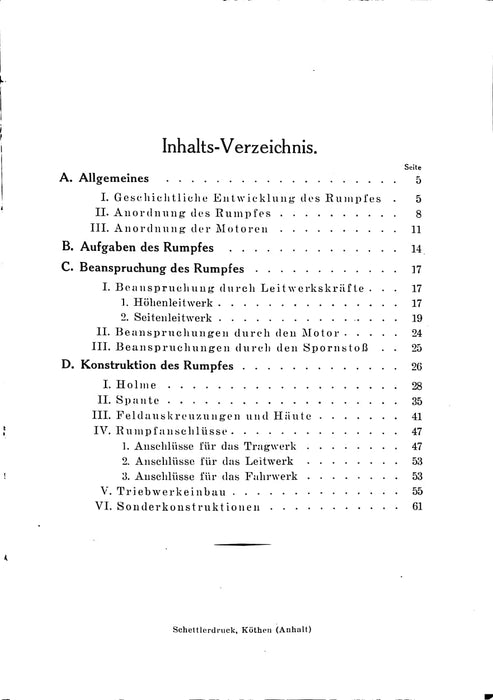 Pfister E. - Aircraft Construction, Part III: The Fuselage (1930) (ebook)