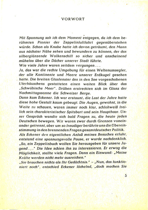 Rackwitz Erich - Journeys and adventures aboard the Zeppelin (1960) (Original edition)