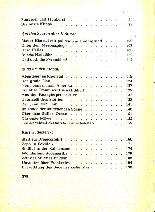 Rackwitz Erich - Journeys and adventures aboard the Zeppelin (1960) (Original edition)