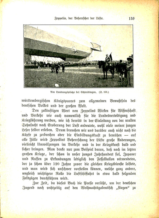 Roland E P A - Conqueror of the skies. Zeppelin, its master (1908) (Original edition)