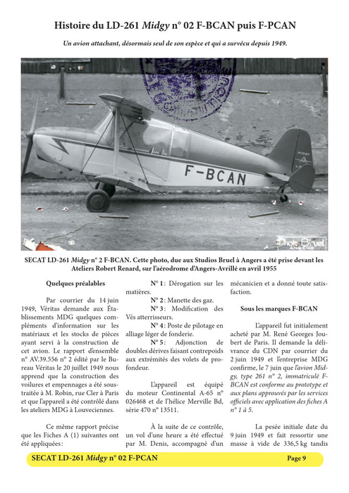 Espace Air Passion Angers - SECAT LD-261 Midgy