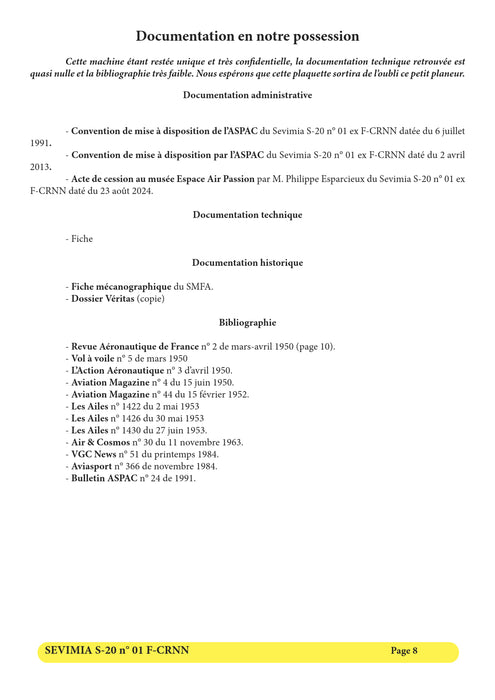 Espace Air Passion Angers - SEVIMIA S-20