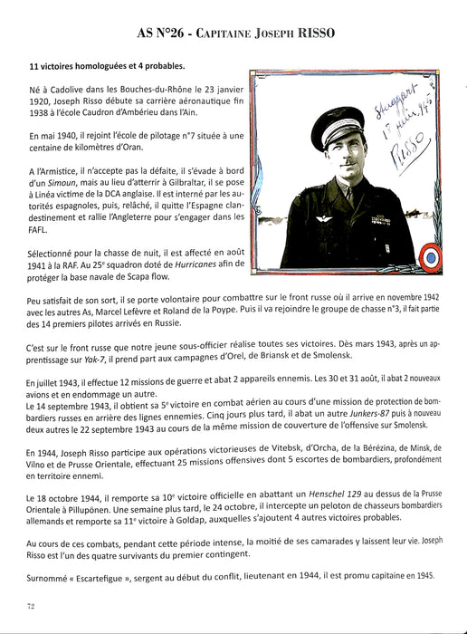 Saint-Yves Yves - Palmares des as de l’aviation de chasse 1939-1945 (2013) (édition imprimée)
