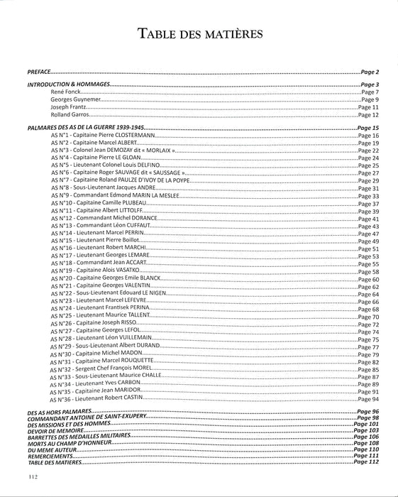 Saint-Yves Yves - Palmares des as de l’aviation de chasse 1939-1945 (2013) (édition imprimée)