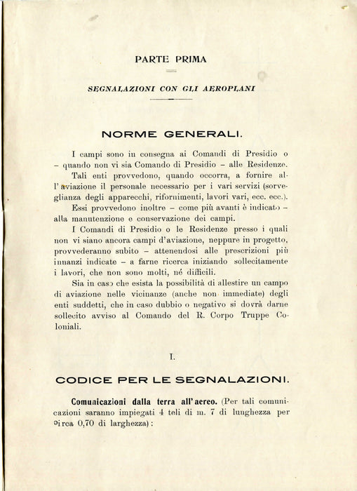 Norme relative all'impiego dell'aviazione in Somalia (1927) (ebook)