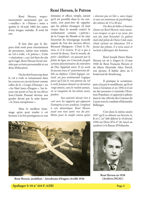 Espace Air Passion Angers - Spalinger S-18