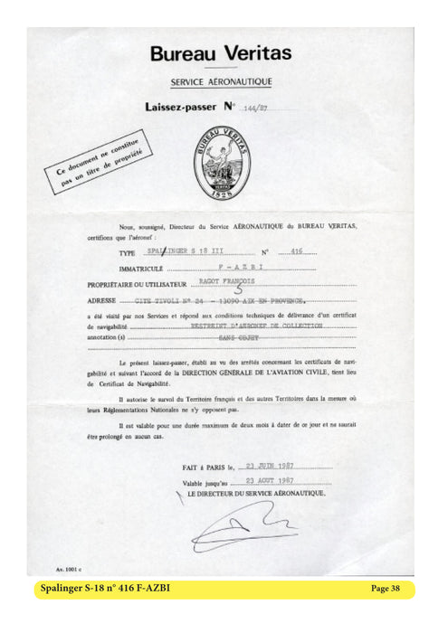 Espace Air Passion Angers - Spalinger S-18