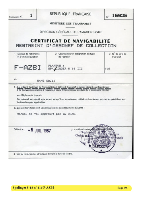 Espace Air Passion Angers - Spalinger S-18