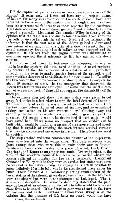 US Congress - Dirigible disasters - Les désastres de dirigeables (1933) (numérique)
