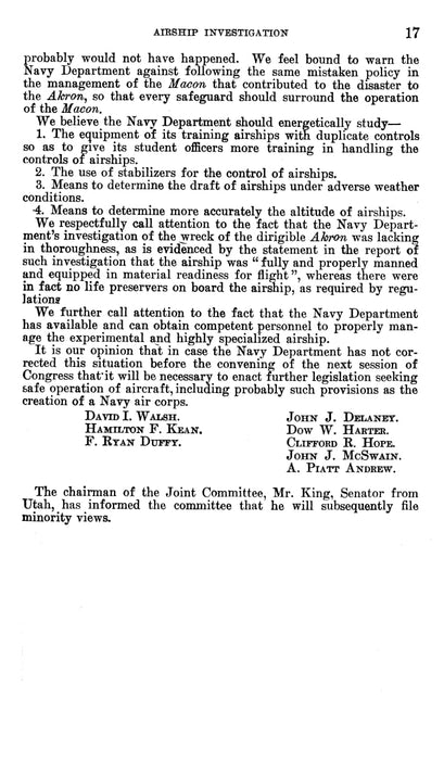 US Congress - Dirigible disasters - Les désastres de dirigeables (1933) (numérique)