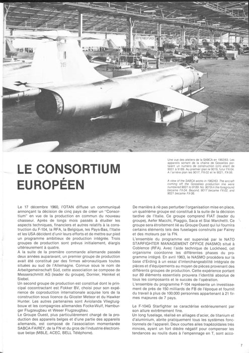 Verheggen, Robert - F-104G Histoire du Lockheed Starefighter en service à l'OTAN (édition originale)(1982)