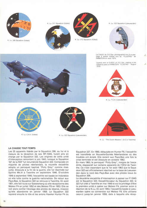 Verheggen, Robert - F-104G Histoire du Lockheed Starefighter en service à l'OTAN (édition originale)(1982)