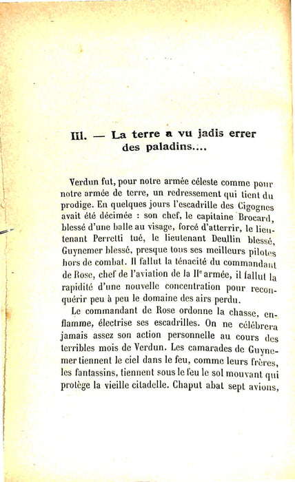 Bordeaux Henry - Vie héroique de Guynemer » (1918) (édition originale)