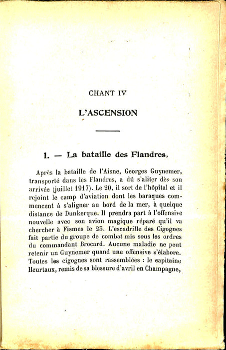 Bordeaux Henry - Vie héroique de Guynemer » (1918) (édition originale)