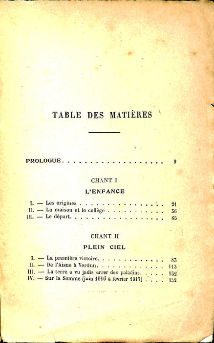 Bordeaux Henry - Vie héroique de Guynemer » (1918) (édition originale)