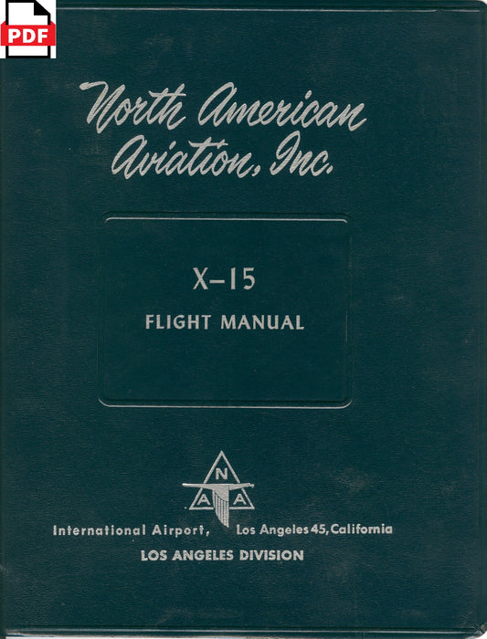 North American Aviation X-15 Flight Manual (ebook)