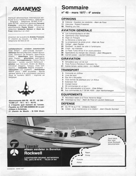 Avianews International #40 1977 03