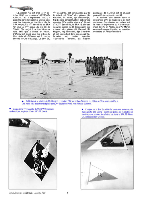 Le Trait d'Union - Escadron Oranie du Mistral au Skyraider (édition imprimée)