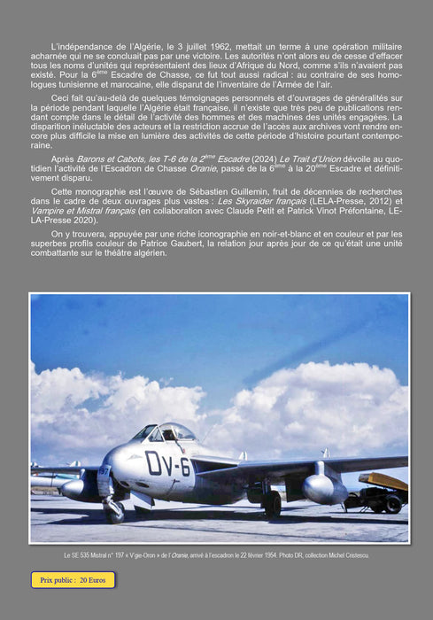 Le Trait d'Union - Escadron Oranie du Mistral au Skyraider (édition imprimée)