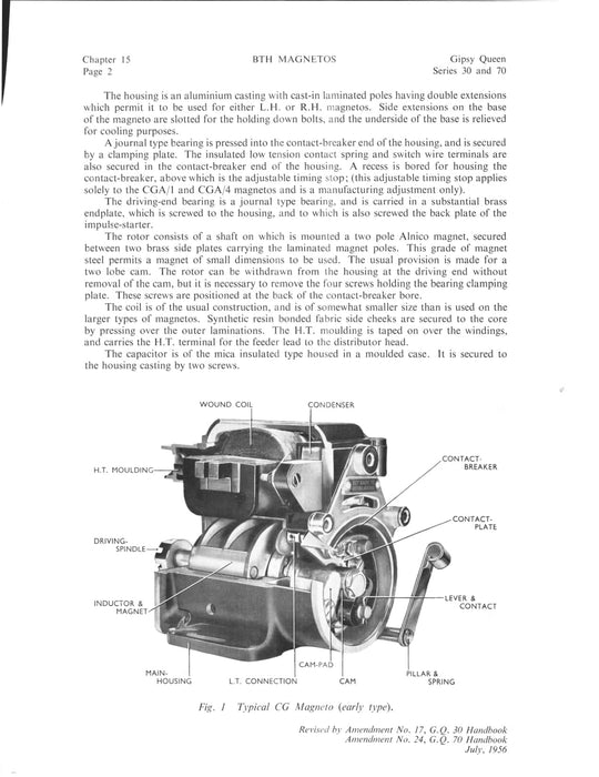 De Havilland Gipsy Queen Series 70 manuel du moteur (ebook)