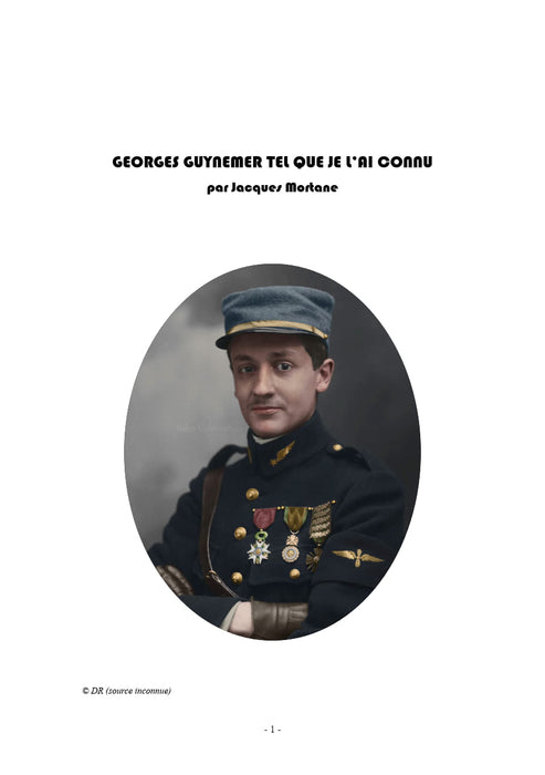Mortane, Jacques - Guynemer (1938) (édition imprimée)