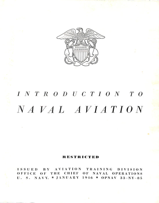 Introduction to US Naval Aviation - 1946 - Inleiding tot de Amerikaanse marineluchtvaart (ebook)