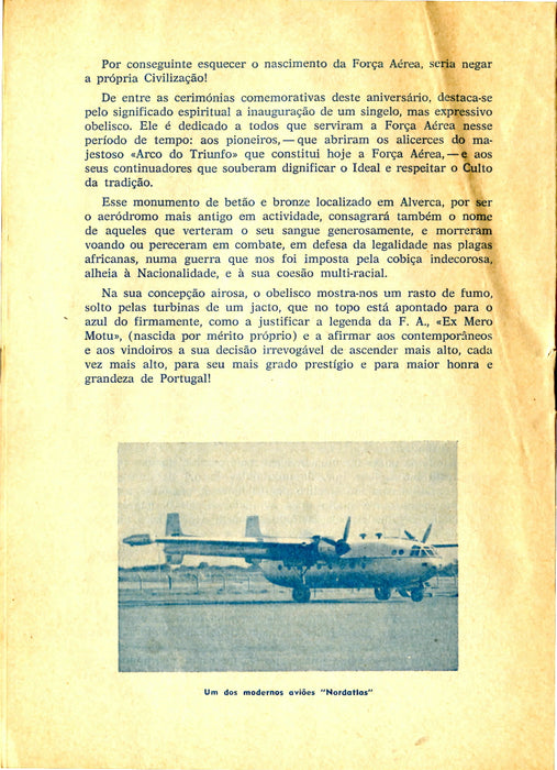 50 Anos de Aviaçao Militar (1964) -  50 años de aviación militar (pdf)
